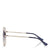 JIMMY CHOO Tora Glitter and Metal Aviator Sunglasses ITEM NO. TORAS57EQC3