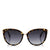 JIMMY CHOO Dana Havana Acetate Cat-Eye Sunglasses with Rose Gold Chain Metal Detailing ITEM NO. DANAS56E2KU