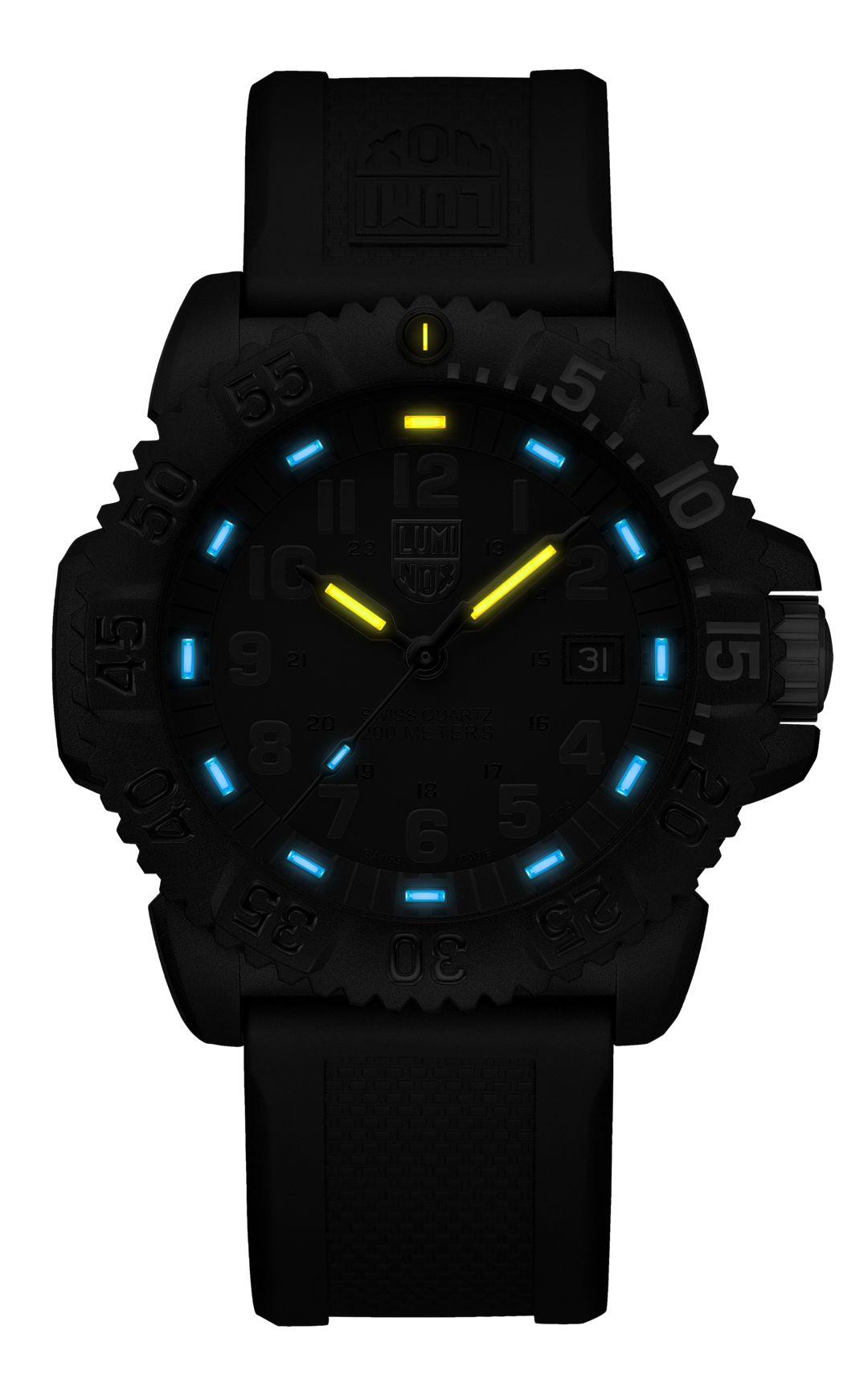 Luminox 3051.GO.NSF Navy Seals Foundation Limited Edition Black Dial Watch