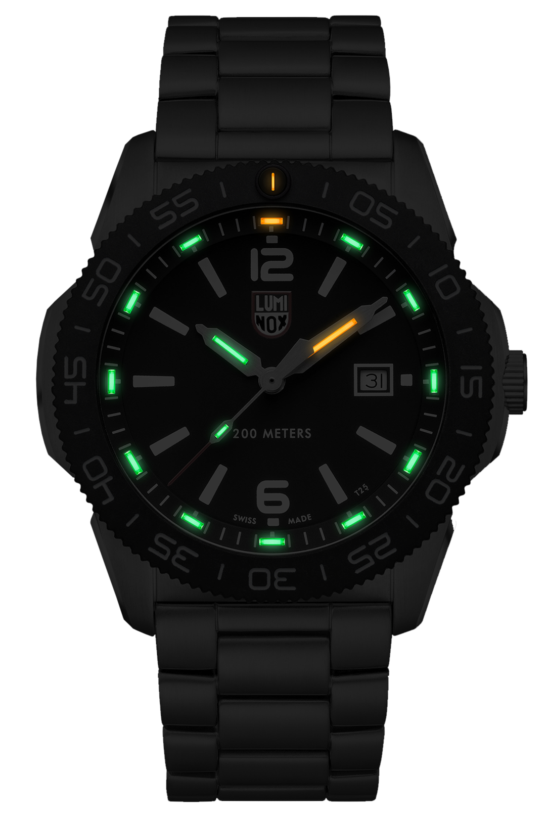 Luminox 3122 Pacific Diver Sea Series 44mm Stainless Steel Watch