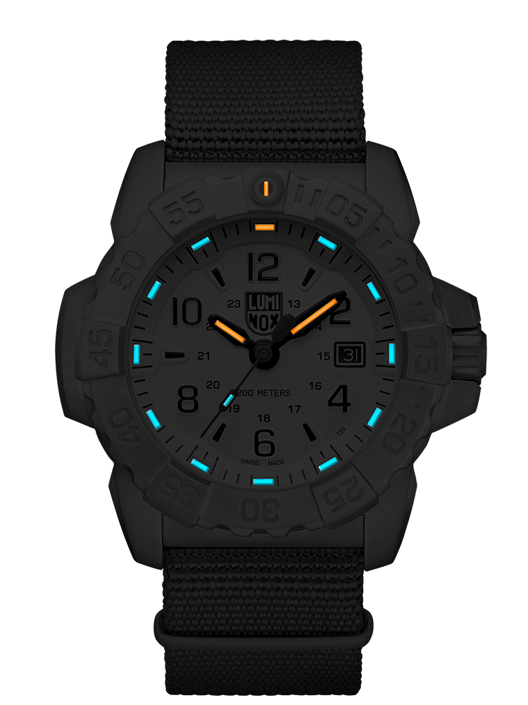 Luminox 3257 Navy Seal Steel Nylon Strap 45mm Case Watch