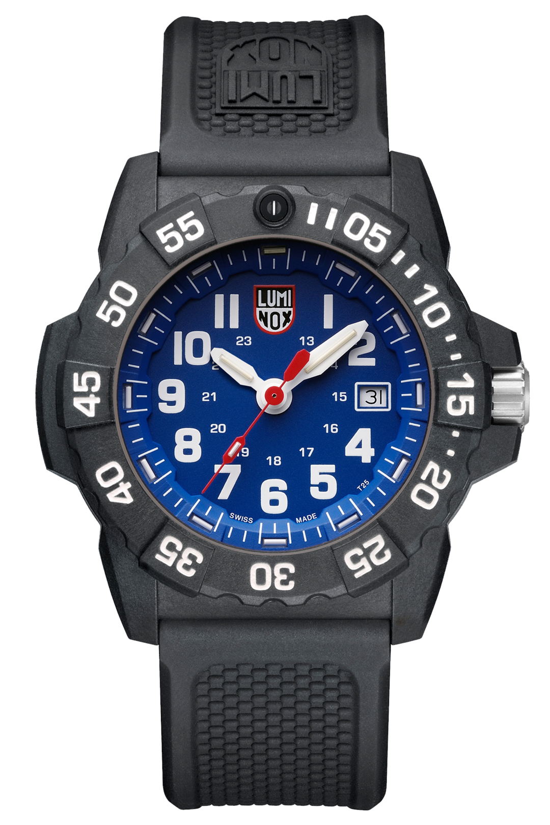 Luminox 3503.F Navy Seal Blue Dial Black Rubber Watch