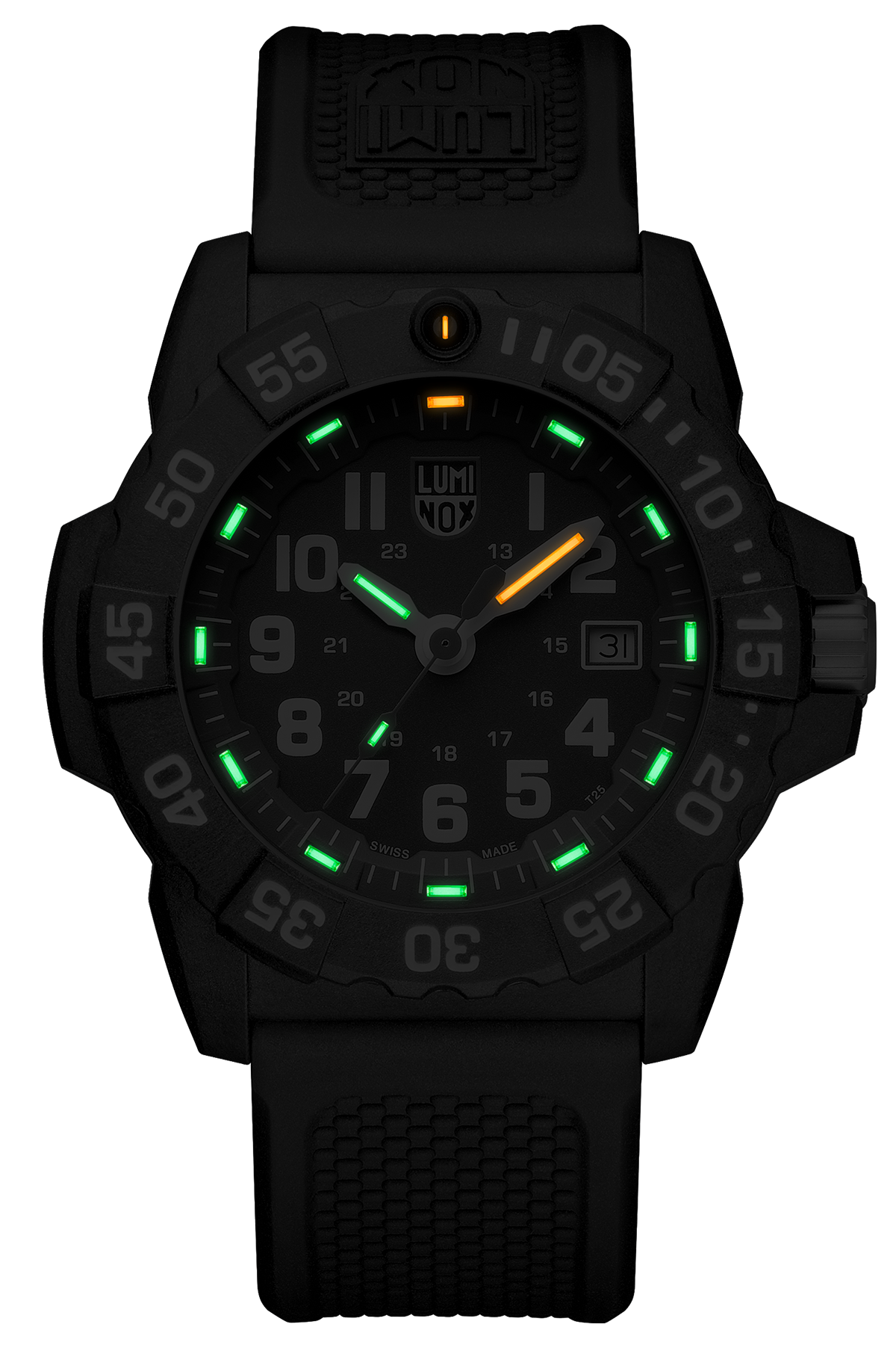 Luminox 3503.F Navy Seal Blue Dial Black Rubber Watch