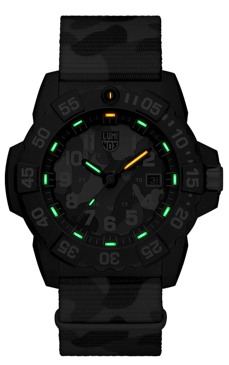 Luminox 3507.PH Men's Navy Seal 45mm Camo Strap Watch