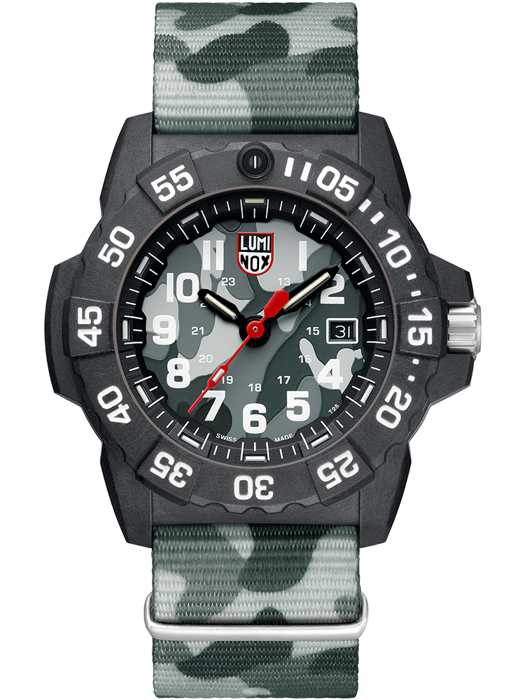Luminox 3507.PH Men's Navy Seal 45mm Camo Strap Watch
