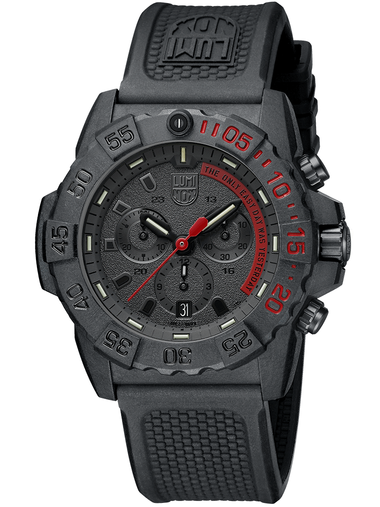 Luminox 3581.EY Men's Special Edition Navy Seal 45mm Chronograph Watch