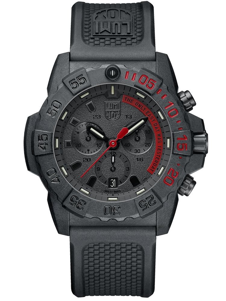 Luminox 3581.EY Men&#39;s Special Edition Navy Seal 45mm Chronograph Watch