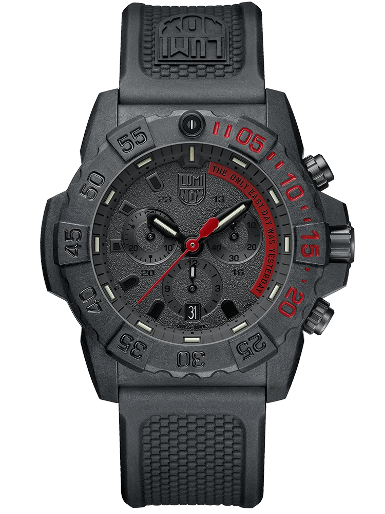 Luminox 3581.EY Men's Special Edition Navy Seal 45mm Chronograph Watch