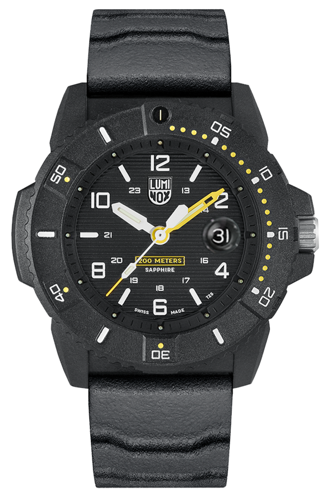 Luminox 3601 Navy Seal Black Rubber Strap 45mm Case Watch