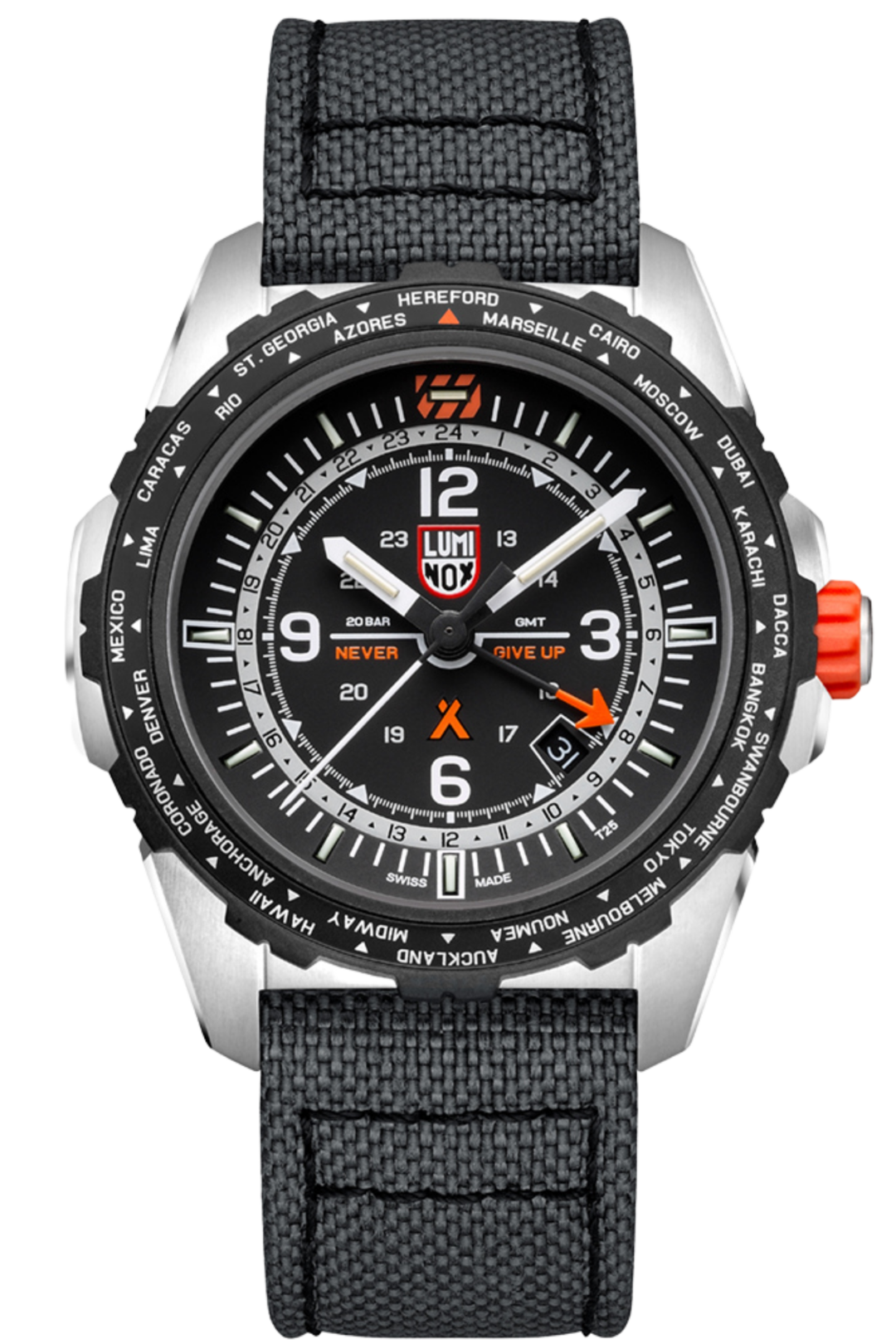 Luminox Bear Grylls Survival AIR Series 3761 GMT Sapphire Crystal Watch