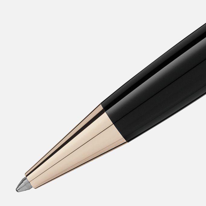 Montblanc MB118095 Meisterstück Doué Geometry Champagne Gold-Coated Classique Ballpoint Pen Ref. 118095