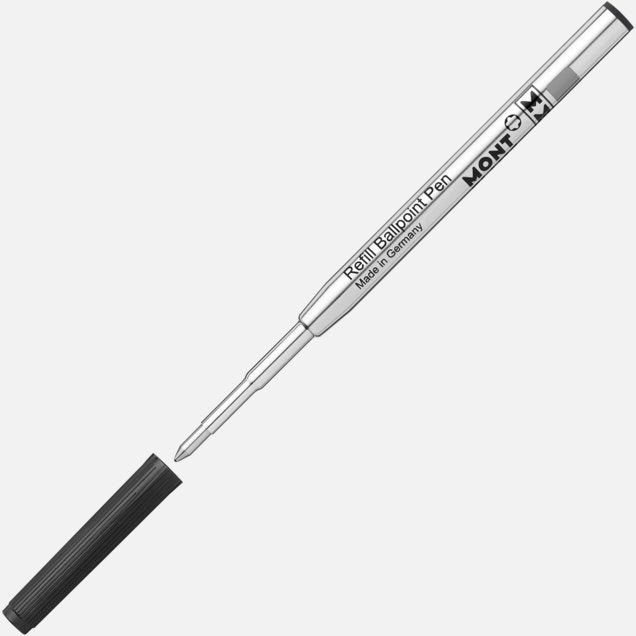 Montblanc MB116190 Ballpoint 2 Pen Refill (M) Mystery Black Ref. 116190