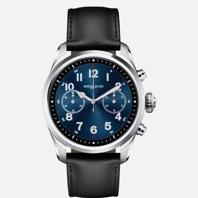 Montblanc MB119440 Summit 2 Stainless Steel and Leather Watch Ref. 119440