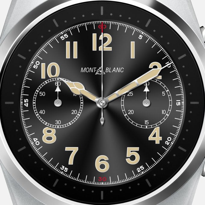 Montblanc MB128410 Summit Lite Aluminium Grey and Rubber Watch Ref. 128410