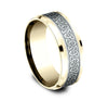Benchmark CF808357 Multi Color Gold 14k 8mm Men's Wedding Band Ring