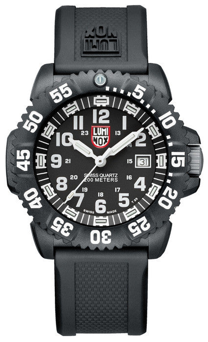 Luminox 3051 Mens Navy SEAL Colormark Rubber Strap Watch
