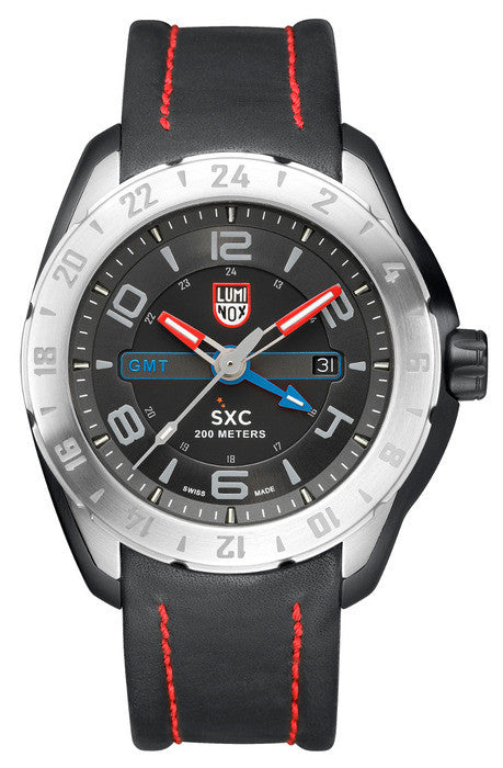 Luminox 5127 Mens XCOR/SXC Steel GMT Watch